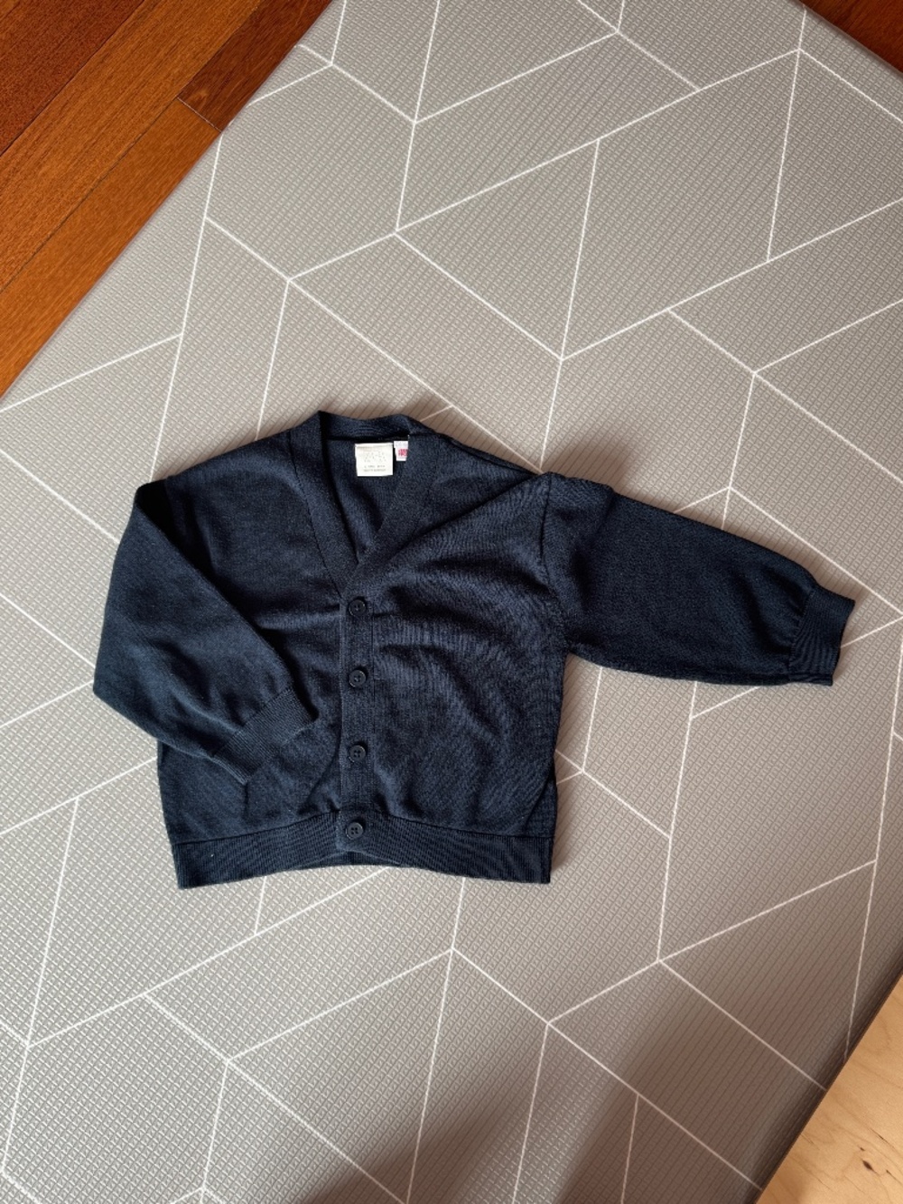 Zara toddler navy cardigan
